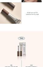 too cool for school TAG Air Fixing Brow Cara - 2 Colors - #01 Dark Brown