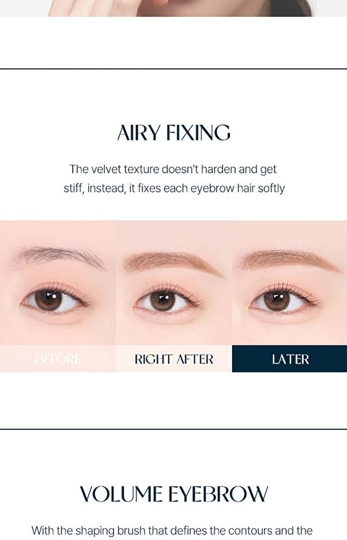 too cool for school TAG Air Fixing Brow Cara - 2 Colors - #01 Dark Brown