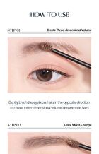 too cool for school TAG Air Fixing Brow Cara - 2 Colors - #01 Dark Brown