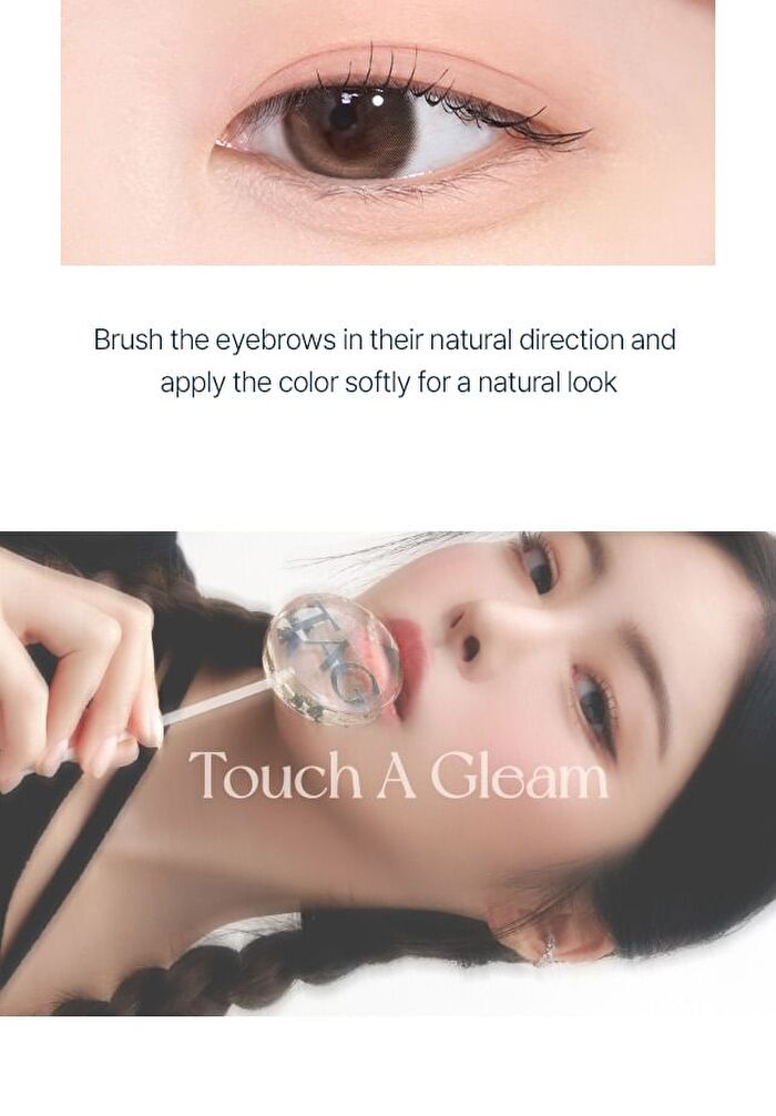too cool for school TAG Air Fixing Brow Cara - 2 Colors - #01 Dark Brown