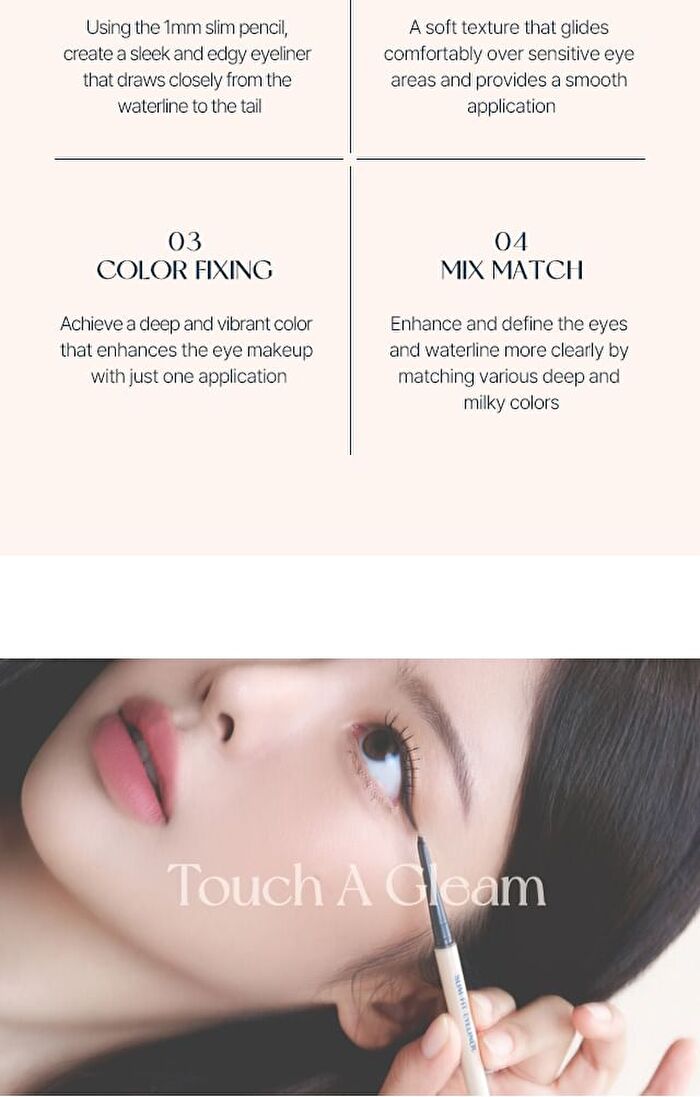 too cool for school TAG Slim Fit Eyeliner - 3 Colors - #01 Ash Black