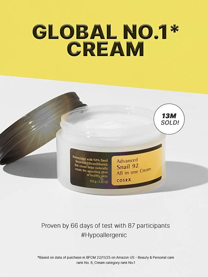 Cosrx Advanced Snail 92 All In One Cream Tube - 100g