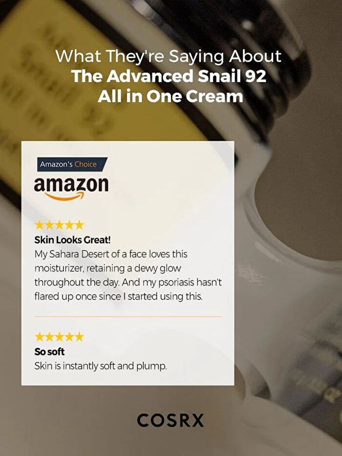 Cosrx Advanced Snail 92 All In One Cream Tube - 100g