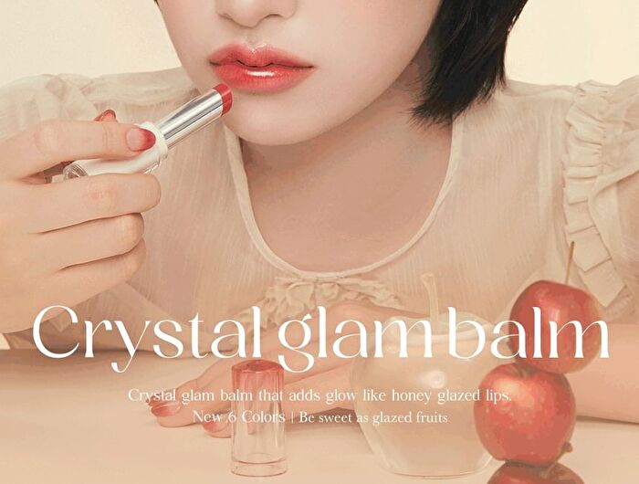Crystal Glam Balm - 6 Colors - #04 Honey Apple