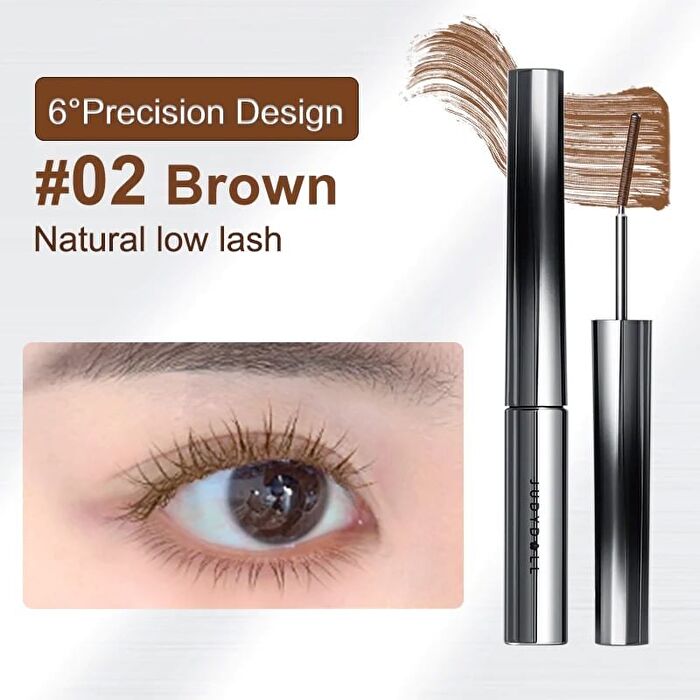 3D Curling Eyelash Iron Mascara - Precision (2 Colors) - 6 Precision Design #02 Brown