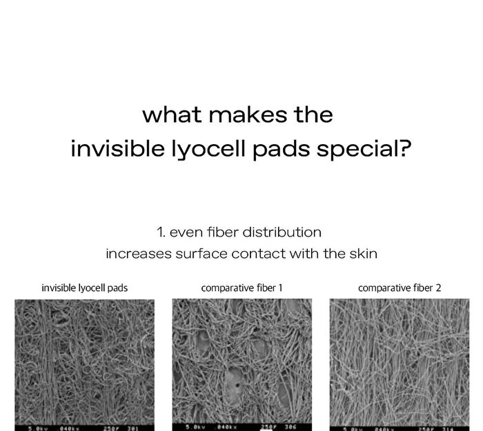 glow Invisible Lyocell Pads - 100 pads