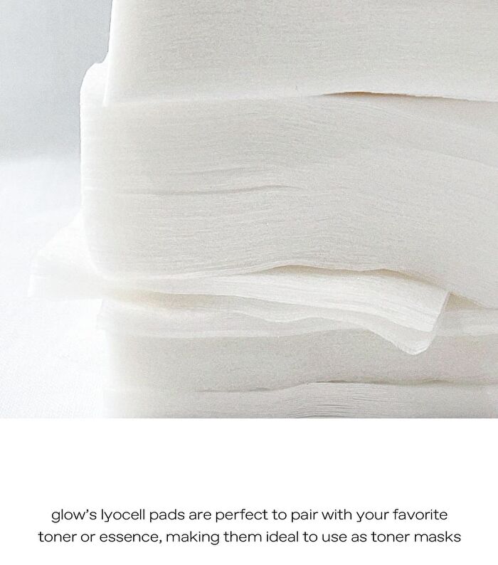 glow Invisible Lyocell Pads - 100 pads