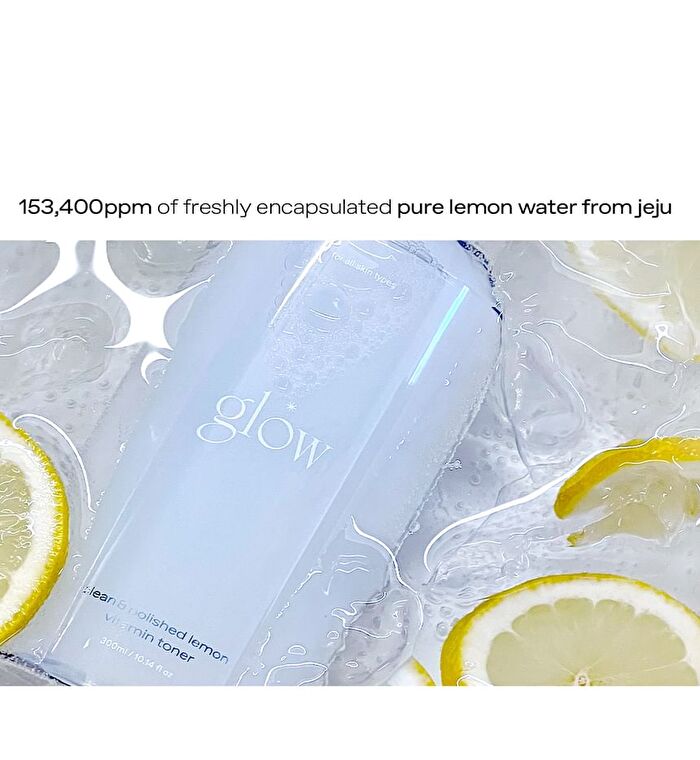 glow Clean & Polished Lemon Vitamin Toner - 300ml