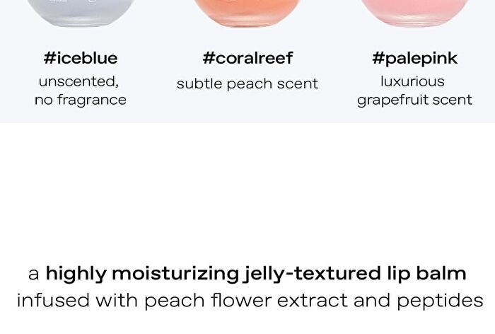 glow Peach Peptide Lip Balm - 3 Types - #IceBlue