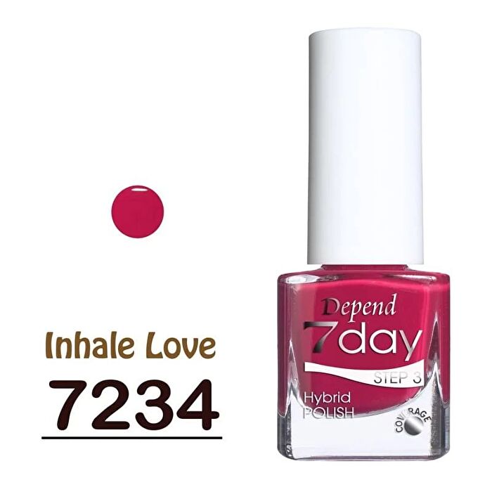 7day Hybrid Polish 7234 Inhale Love - 5ml