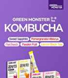 Green Monster D-Toc Kombucha - 6 Types - Flat Peach