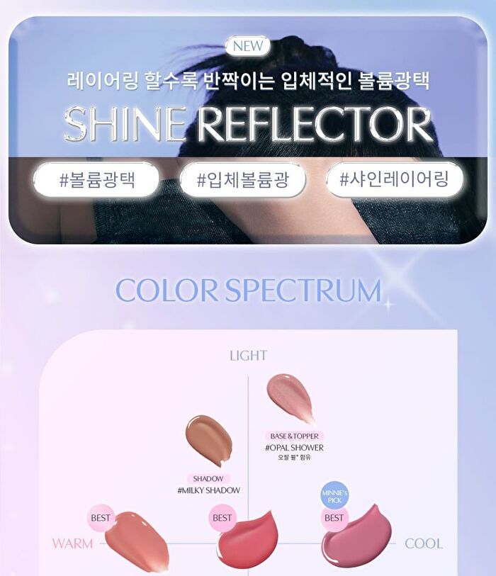 Shine Reflector - 7 colors - Milky Shadow
