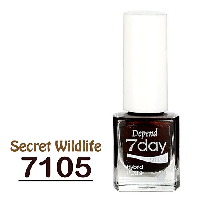 7day Hybrid Polish 7105 Secret Wildlife - 5ml