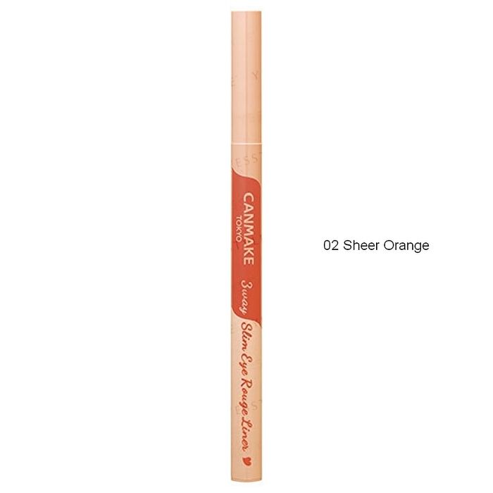 Canmake 3 Way Slim Eye Rouge Liner - 01 Pure Red