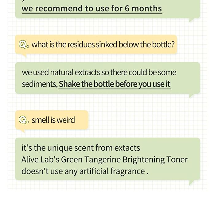 Green Tangerine Brightening Toner - 2024 Version - 150ml