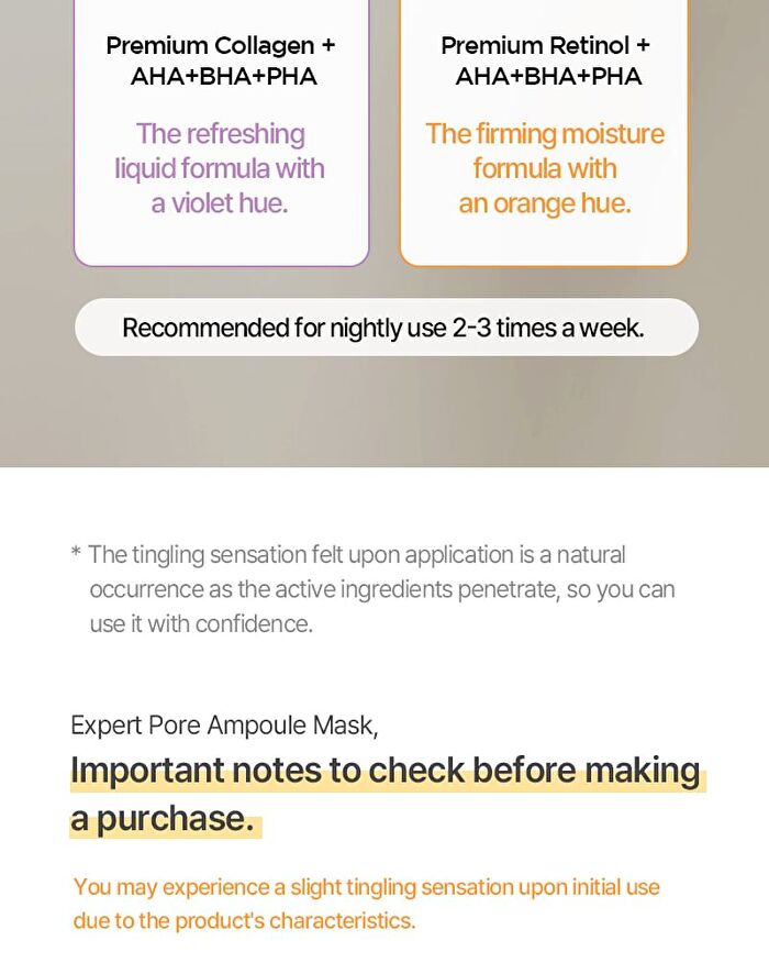 Expert Pore Ampoule Mask - 30ml