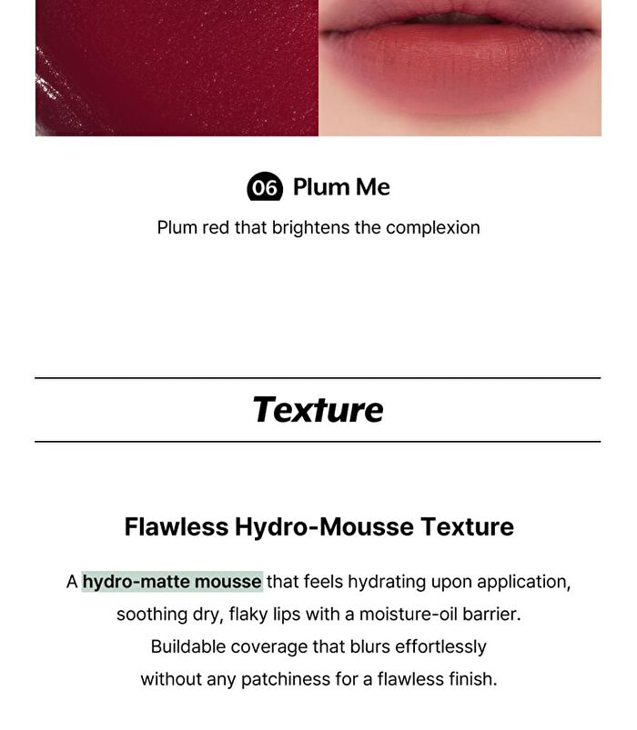 Mousse Liptual - 6 Colors - #03 Bare Beige