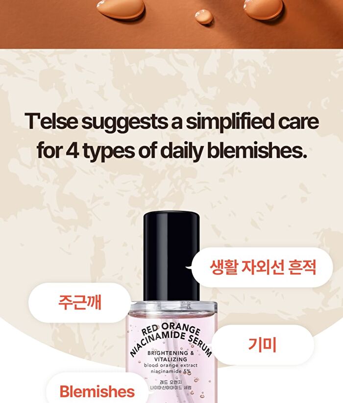 T\'else Red Orange Niacinamide Serum - 30ml