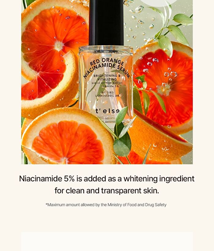 T\'else Red Orange Niacinamide Serum - 30ml
