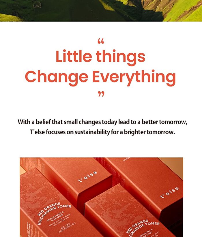 T\'else Red Orange Niacinamide Serum - 30ml