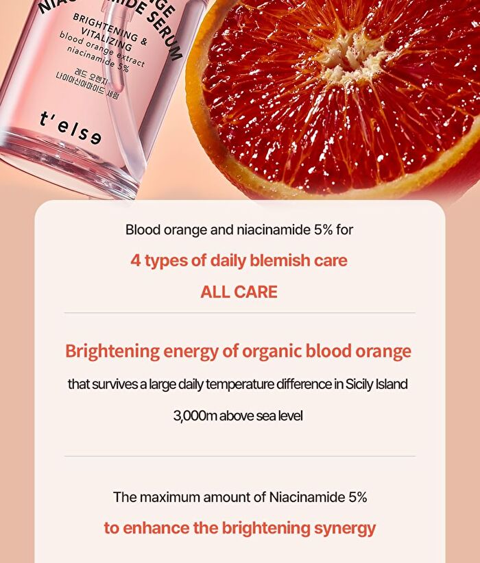 T\'else Red Orange Niacinamide Serum - 30ml