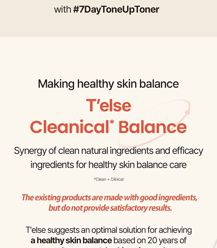 T\'else Red Orange Niacinamide Toner - 150ml