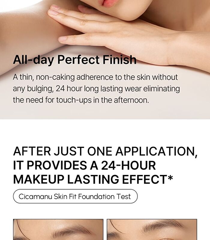 Cicamanu Skin Fit Foundation - 3 Colors - #0.5