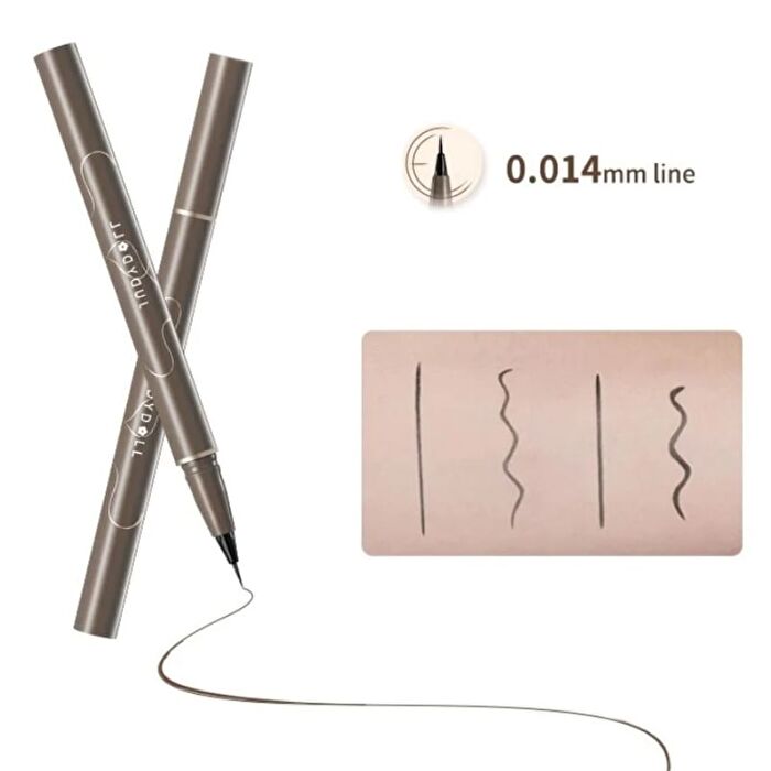 Slim Liquid Eyeliner - 4 Classic Ultra-Fine Colours - #01 Black - 400mg (new version)