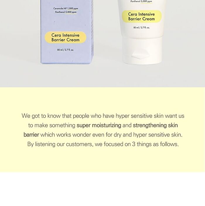 Cera Intensive Barrier Cream - 80ml