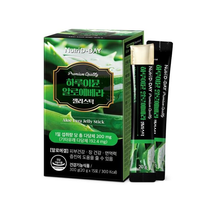 Premium Aloe Vera Jelly Stick - 20g x 15 sticks