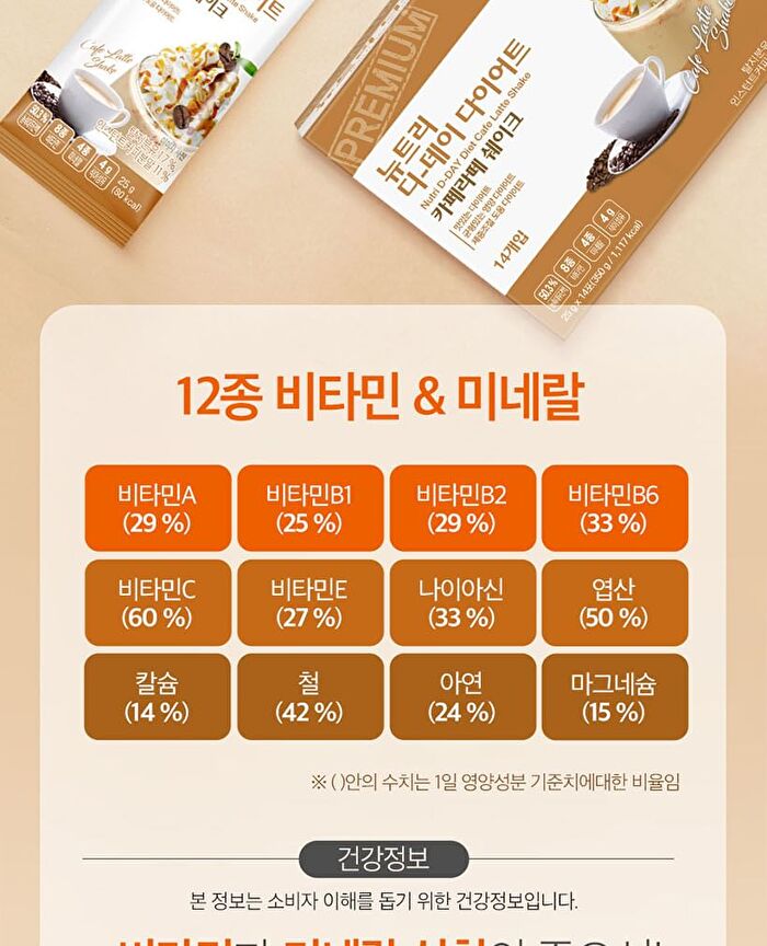 Diet Shake - 8 Types - Cookie & Cream