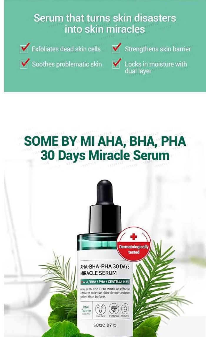 AHA, BHA, PHA 30 Days Miracle Serum 50ml - 2024 Version - 50ml