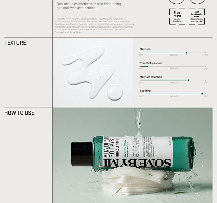 AHA, BHA, PHA 30 Days Miracle Toner 150ml - 2024 Version - 150ml