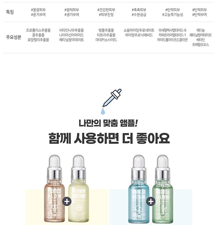 esfolio Ampoule - 6 Types - 2023 Version - Cica Centella Calming