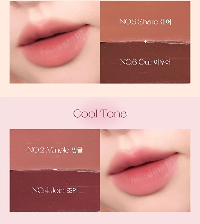 Luv Hug Velvet Tint - 6 Colors - 2024 Version - No. 6 Our