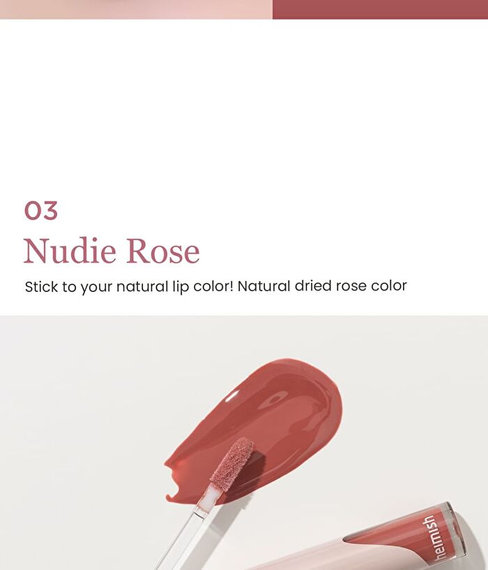 heimish Dailism Lip Gloss - 7 Colors - 2024 Version - #03 Rosy Coral
