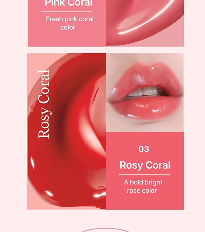 heimish Dailism Lip Gloss - 7 Colors - 2024 Version - #03 Rosy Coral