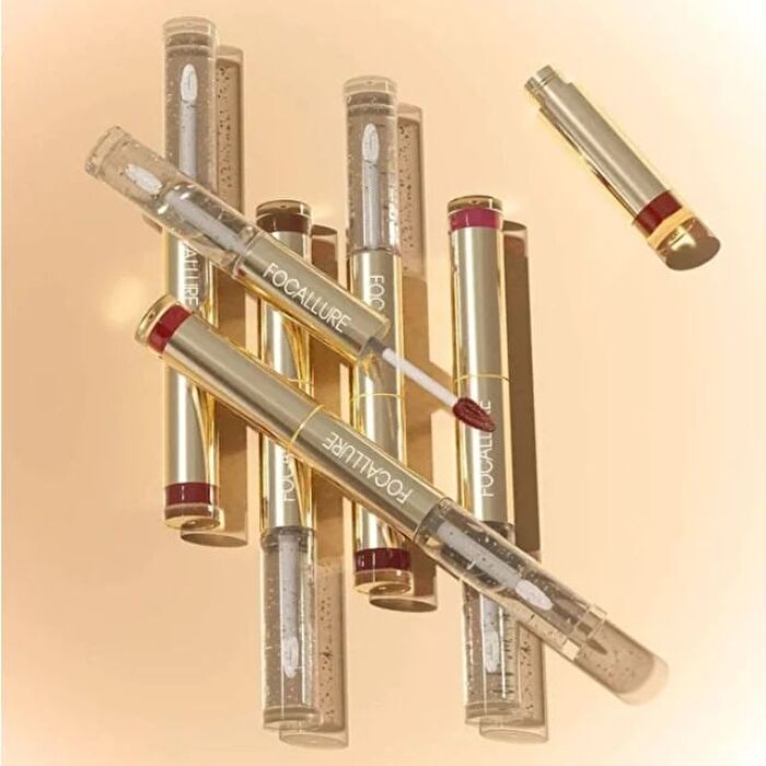 Focallure New Juicy Lip Oil Duo - 3 Colors - #BB01 Hazelnut Spread