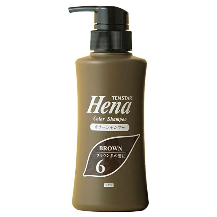 Tenstar Hena Color Shampoo - 6 Brown - 300ml