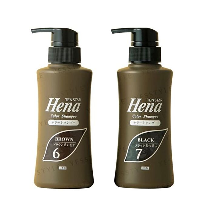 Tenstar Hena Color Shampoo - 6 Brown - 300ml