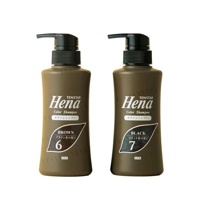 Tenstar Hena Color Shampoo - 7 Black - 300ml