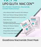 Aplb Glutathione Niacinamide Sheet Mask Set - 25ml x 10 Sheets