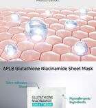 Aplb Glutathione Niacinamide Sheet Mask Set - 25ml x 10 Sheets