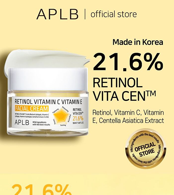 Aplb Retinol Vitamin C Vitamin E Facial Cream Set - 2 pcs