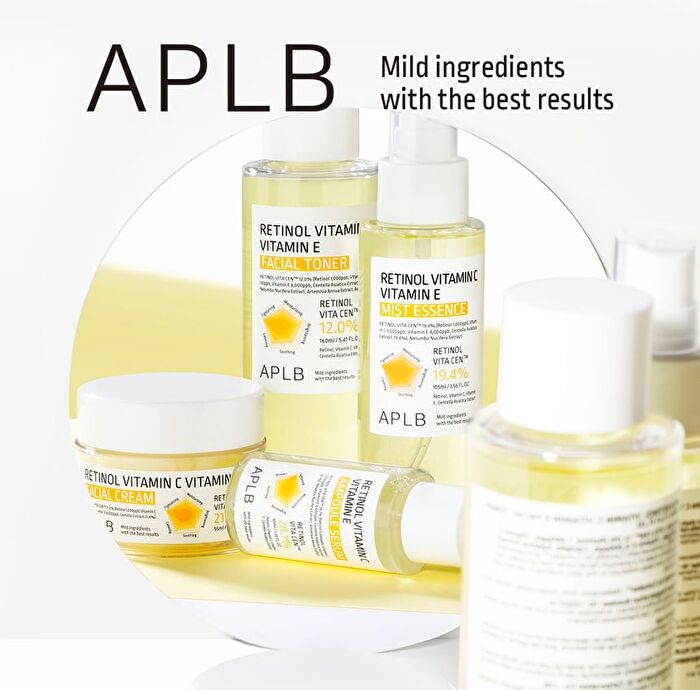 Aplb Retinol Vitamin C Vitamin E Ampoule Serum Set - 2 pcs