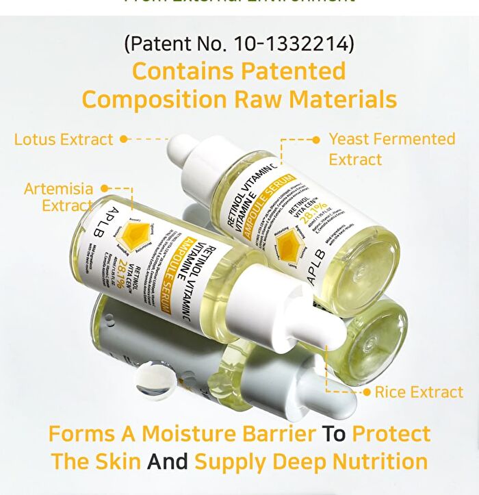 Aplb Retinol Vitamin C Vitamin E Ampoule Serum Set - 2 pcs