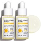 Aplb Retinol Vitamin C Vitamin E Ampoule Serum Set - 2 pcs