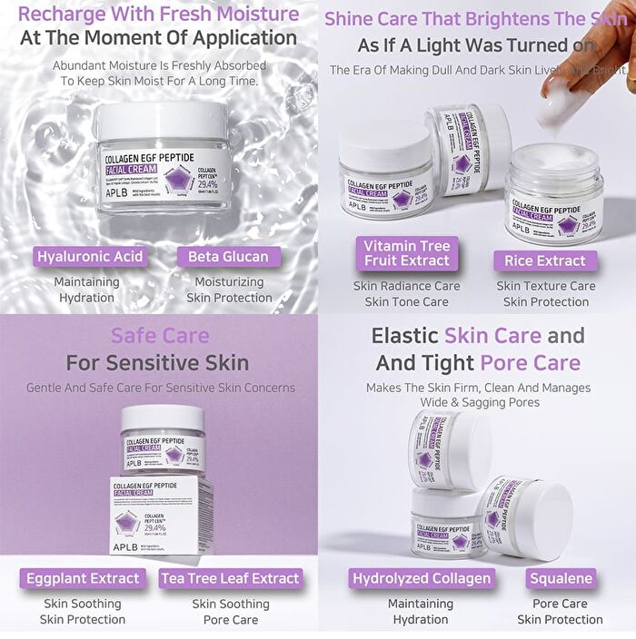 Aplb Collagen EGF Peptide Facial Cream Set - 2 pcs