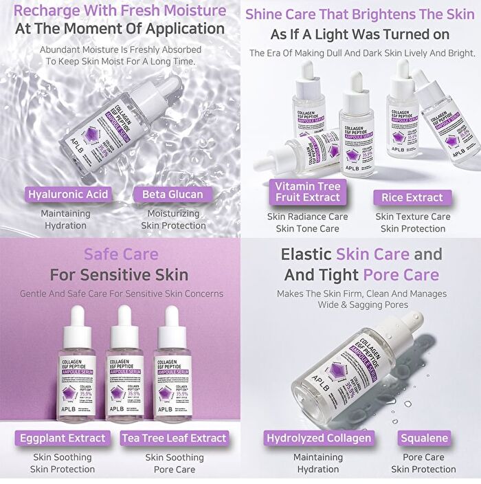 Aplb Collagen EGF Peptide Ampoule Serum Set - 2 pcs