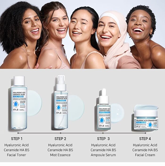 Aplb Hyaluronic Acid Ceramide HA B5 Ampoule Serum Set - 2 pcs
